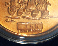 Peanuts Limited - Edition Bronze Coin (Sports Commemoratives Series - Hockey) - snoopn4pnuts.com