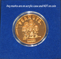 Peanuts Limited-Edition Bronze Coin (Sports Commemoratives Series - Hockey)