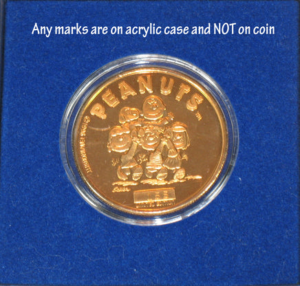 Peanuts Limited - Edition Bronze Coin (Sports Commemoratives Series - Hockey) - snoopn4pnuts.com