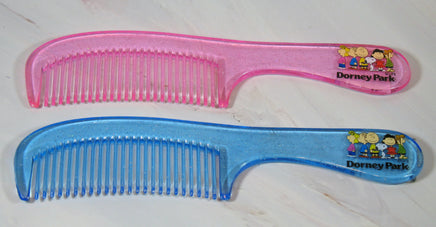 Peanuts Dorney Park Acrylic Pocket/Purse Comb With Glitter Accents - snoopn4pnuts.com
