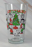Peanuts Christmas Drinking Glass - Joy To The World