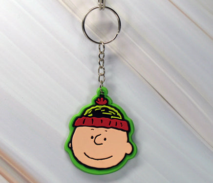 Peanuts Vinyl Key Chain - Charlie Brown - snoopn4pnuts.com