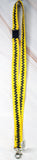 Zig Zag Nylon Lanyard With Lobster Claw