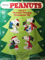 Peanuts Vintage Jeweled Christmas Ornaments Kit - 