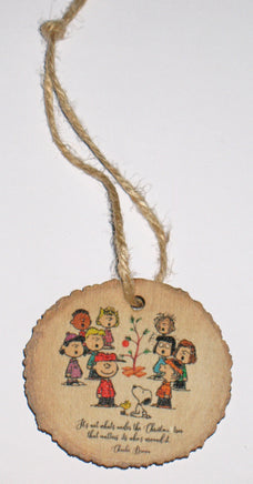 Peanuts Wood Christmas Ornament - snoopn4pnuts.com