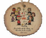 Peanuts Wood Christmas Ornament