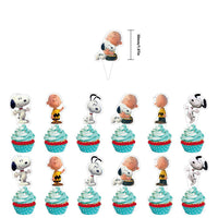 Peanuts Party Cake Picks Set (12) - Matching Party Ware Sold Separately - snoopn4pnuts.com
