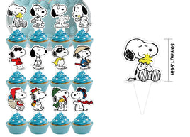 Peanuts Party Cake Picks Set (12) - Matching Party Ware Sold Separately - snoopn4pnuts.com