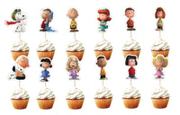 Peanuts 12-Piece Wood Party Picks Set (Includes Several Rare Characters!)