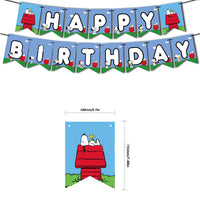 Peanuts Birthday Banner Party Ware - snoopn4pnuts.com