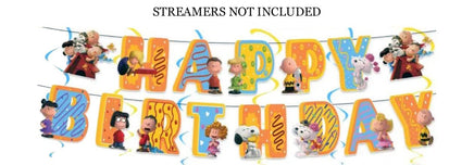 Peanuts Birthday Banner Party Ware - snoopn4pnuts.com