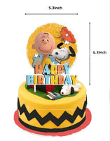 Peanuts Party Ware - Cake Topper (One - Time Use) - Matching Party Ware Sold Separately - snoopn4pnuts.com