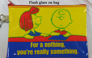 Peanuts Gang Vintage Vinyl Pencil Bag