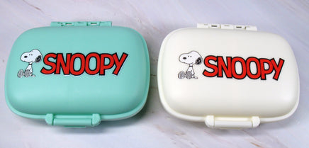 Peanuts Safe and Secure Pill Box With 8 Compartments - Perfect Size For Purse and Traveling! - snoopn4pnuts.com
