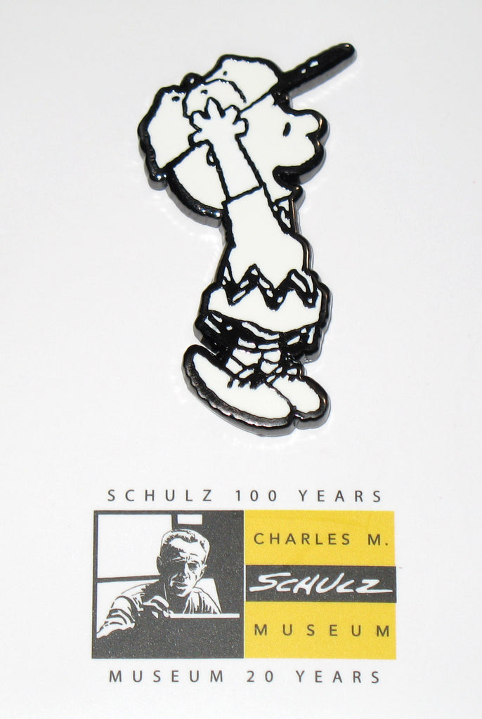 Charles M. Schulz Museum Enamel Pin - Happy Charlie Brown