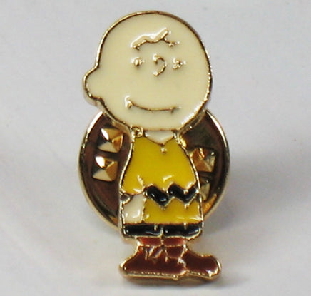 Charlie Brown Enamel Pin / Tie Tack - snoopn4pnuts.com
