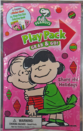 Snoopy Christmas Play Pack (Coloring Book, Stickers, and Crayons) - snoopn4pnuts.com