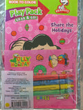 Snoopy Christmas Play Pack (Coloring Book, Stickers, and Crayons)