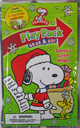 Snoopy Christmas Play Pack (Coloring Book, Stickers, and Crayons) - snoopn4pnuts.com