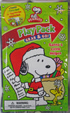 Snoopy Christmas Play Pack (Coloring Book, Stickers, and Crayons)