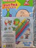 Snoopy Christmas Play Pack (Coloring Book, Stickers, and Crayons)