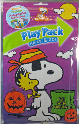 Snoopy Halloween Play Pack (Coloring Book, Stickers, and Crayons) - snoopn4pnuts.com