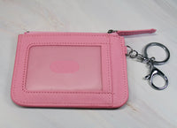 Peanuts Vinyl Change Purse / Double - Ring Key Chain Combo With License Pocket - Ice Cream Cone - snoopn4pnuts.com