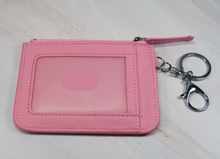 Peanuts Vinyl Change Purse / Double - Ring Key Chain Combo With License Pocket - Ice Cream Cone - snoopn4pnuts.com