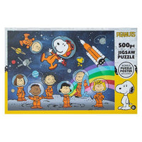 Peanuts Jigsaw Puzzle - Astronauts On The Moon FREE POSTER! - snoopn4pnuts.com