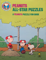 Peanuts All-Star Puzzle Book (New But Pages Discolored Due To Age)