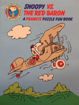 Snoopy Vs. The Red Baron Puzzle Book (New But Pages Discolored Due To Age) - snoopn4pnuts.com