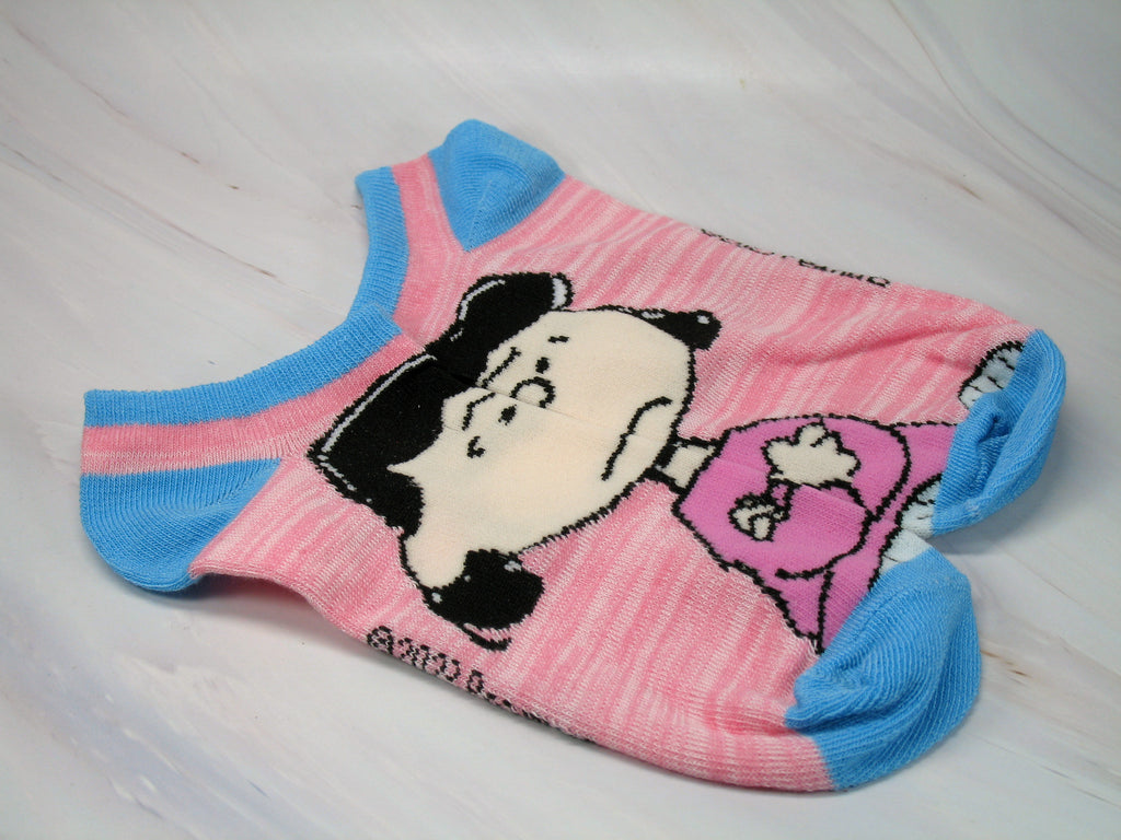 Peanuts Matching No Show Socks - Lucy