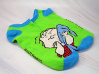 Peanuts Matching No Show Socks - Linus