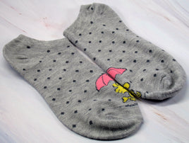 Woodstock Matching No Show Socks - snoopn4pnuts.com