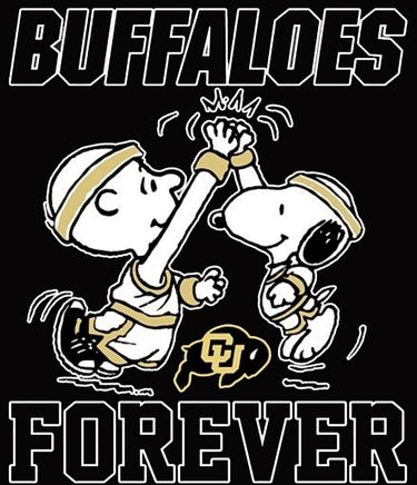 Snoopy College Football Indoor/Outdoor Waterproof Vinyl Decal - Colorado Buffaloes - snoopn4pnuts.com