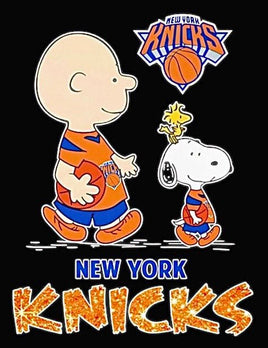Snoopy Professional Basketball Indoor/Outdoor Waterproof Vinyl Decal - New York Knicks - snoopn4pnuts.com