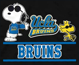 Snoopy College Football Indoor/Outdoor Waterproof Vinyl Decal - UCLA Bruins - snoopn4pnuts.com