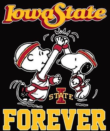 Snoopy College Football Indoor/Outdoor Waterproof Vinyl Decal - Iowa State Cyclones - snoopn4pnuts.com
