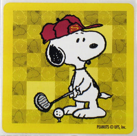 Snoopy Sports Sticker - Golfer - snoopn4pnuts.com