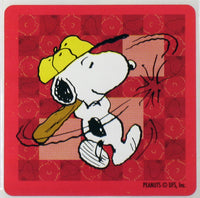 Snoopy Sports Sticker - Baseball