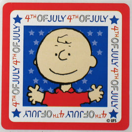 Peanuts Patriotic Sticker - snoopn4pnuts.com