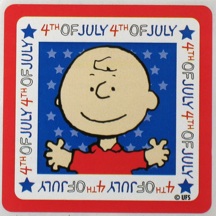 Peanuts Patriotic Sticker - snoopn4pnuts.com