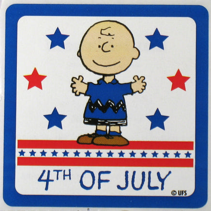 Peanuts Patriotic Sticker - snoopn4pnuts.com