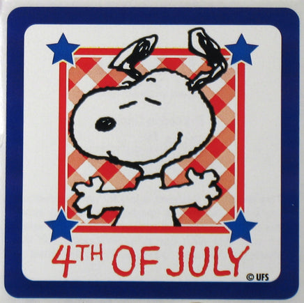 Peanuts Patriotic Sticker (Copy) - snoopn4pnuts.com