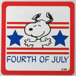 Peanuts Patriotic Sticker (Copy) (Copy) - snoopn4pnuts.com