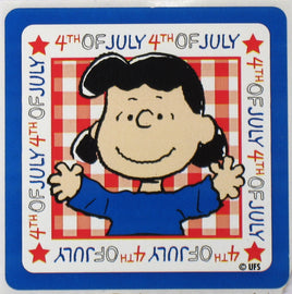 Peanuts Patriotic Sticker - snoopn4pnuts.com