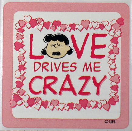 Peanuts Valentine Love Sticker - snoopn4pnuts.com