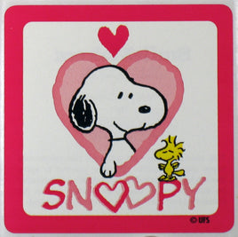 Peanuts Valentine Love Sticker - snoopn4pnuts.com