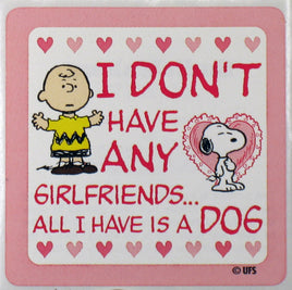 Peanuts Valentine Love Sticker - snoopn4pnuts.com
