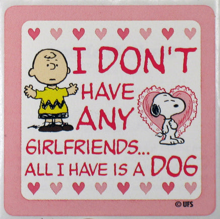 Peanuts Valentine Love Sticker - snoopn4pnuts.com
